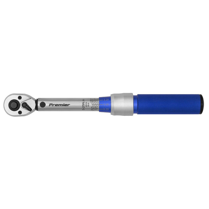 Sealey Torque Wrench Micrometer Style 3/8" Drive 5-25Nm Calibrated in EVA Tray Sealey  - Dynamic Drive