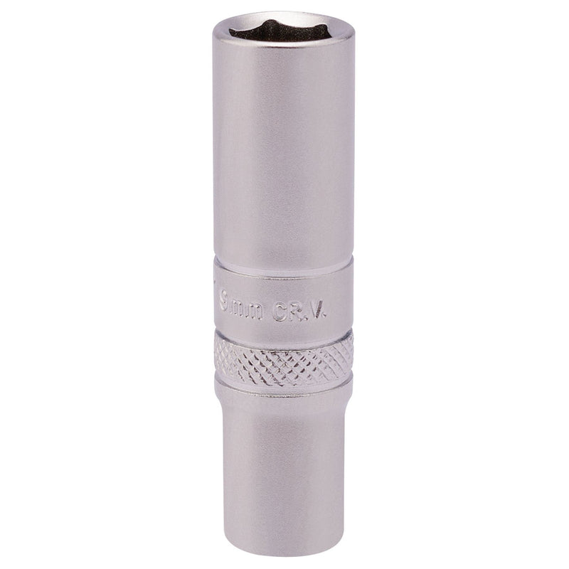 Draper 6 Point Deep Socket, 1/4" Sq. Dr., 9mm 82139 Draper - Dynamic Drive