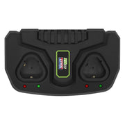 Sealey Fast Charge Dual Battery Charger for 10.8V SV10.8 Series CP108VMC2 Sealey - Dynamic Drive