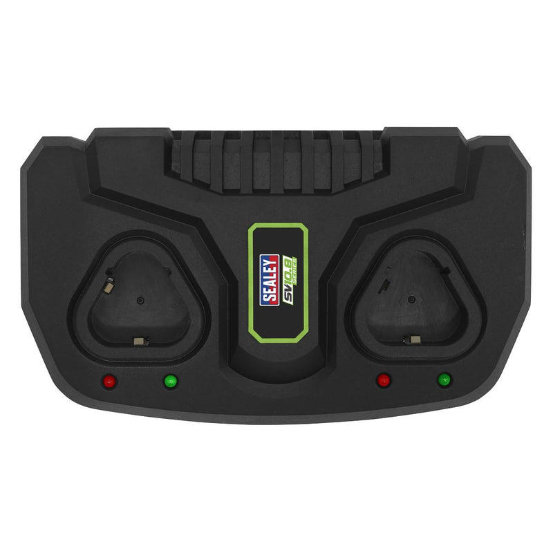 Sealey Fast Charge Dual Battery Charger for 10.8V SV10.8 Series CP108VMC2 Sealey - Dynamic Drive
