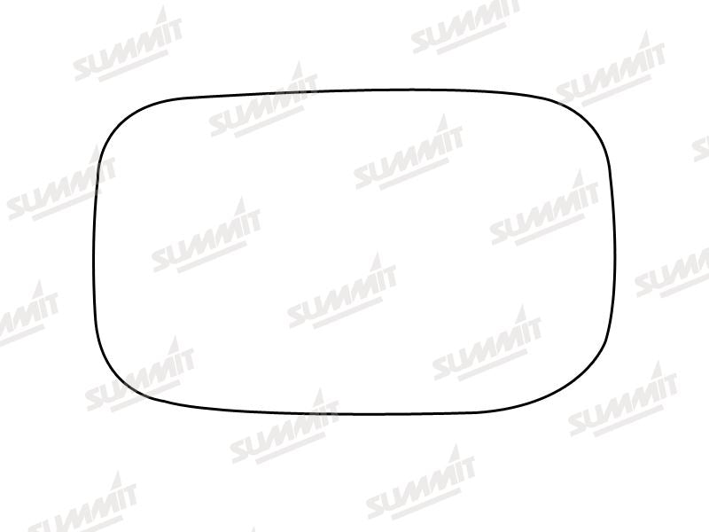 Summit Stick-On Standard Mirror Glass fits Rover 200 LHS RHS Summit - Dynamic Drive
