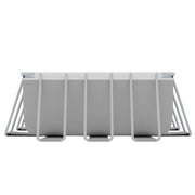 Dellonda Steel Frame Rectangular Swimming Pool - Step Ladder & Filter Pump 25ft Dellonda - Dynamic Drive