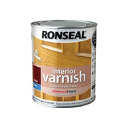 Ronseal Interior Varnish Quick Dry Satin Teak 250ml Ronseal - Dynamic Drive