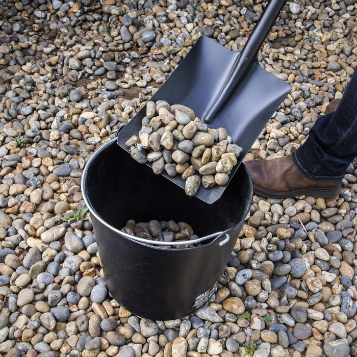 Sealey Heavy-Duty Flexi Tub 26L with Metal Handle - Black Sealey  - Dynamic Drive
