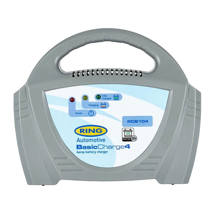 Ring Automotive RCB104 Ring , 4A Battery Charger, 12V Lead Acid, Vehicles up to Ring Automotive - Dynamic Drive