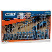 Draper Soft Grip Screwdriver Set (19 Piece) 09548 Draper - Dynamic Drive