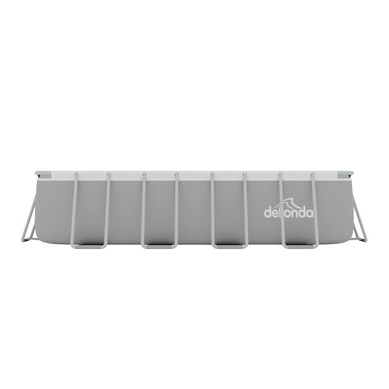 Dellonda Deluxe Steel Frame Swimming Pool with Filter Pump 18ft DL22 Dellonda - Dynamic Drive