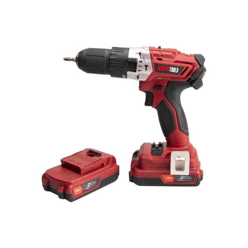 Olympia Power Tools X20S™ Combi Drill Driver 20V 2 x 1.5Ah Li-ion Olympia Power Tools - Dynamic Drive