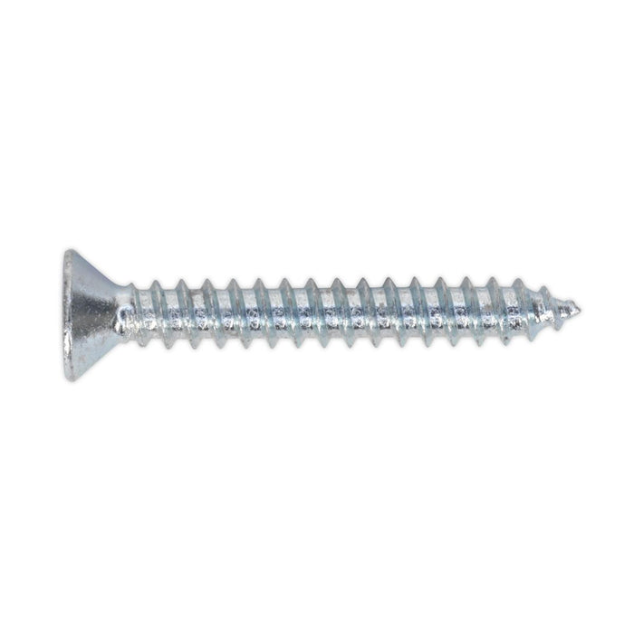 Sealey Self Tapping Screw 3.5 x 25mm Countersunk Pozi Pack of 100 ST3525 Sealey - Dynamic Drive