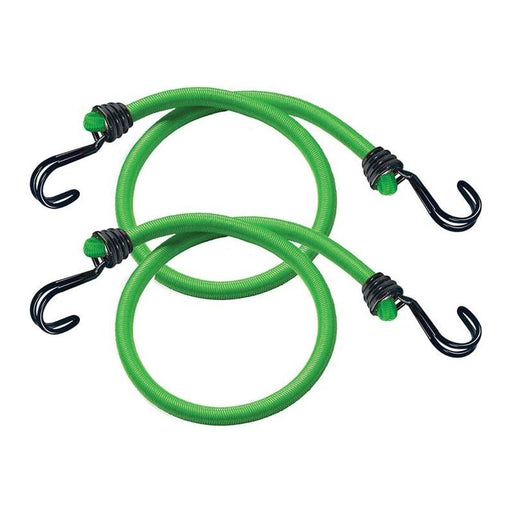 Master Lock Twin Wire Bungee Cord 80cm Green 2 Piece Master Lock - Dynamic Drive