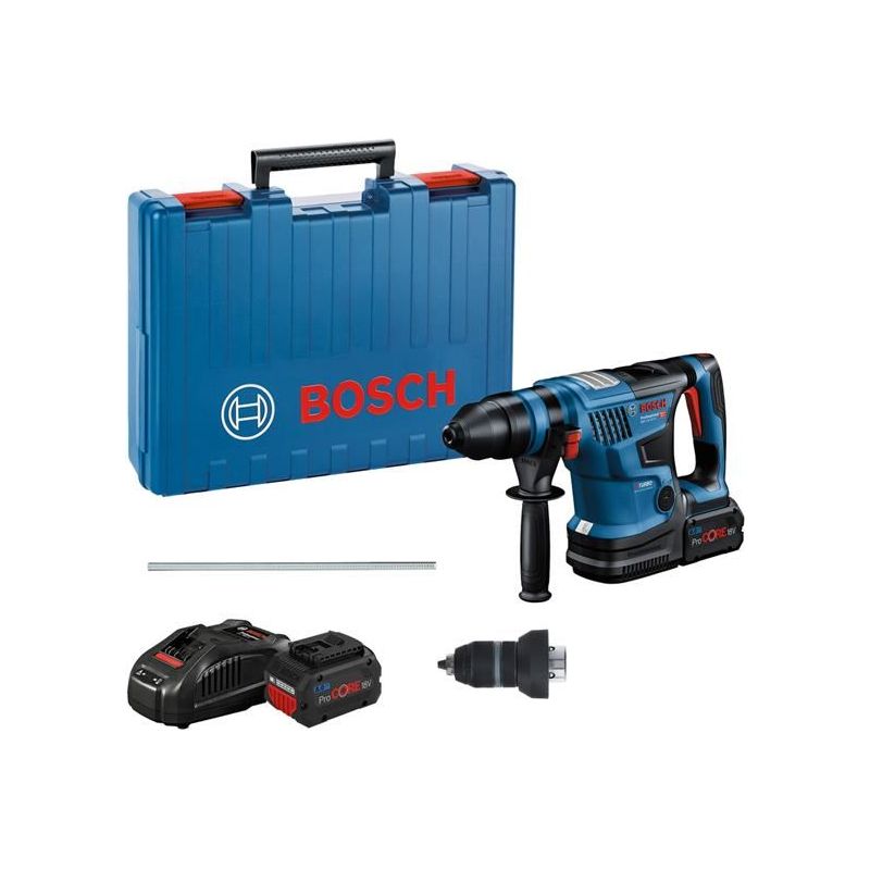 Bosch GBH 18V-34 CF Pro BITURBO SDS-Plus Rotary Hammer 18V 2 x 8.0Ah ProCORE18V Li-ion Bosch - Dynamic Drive