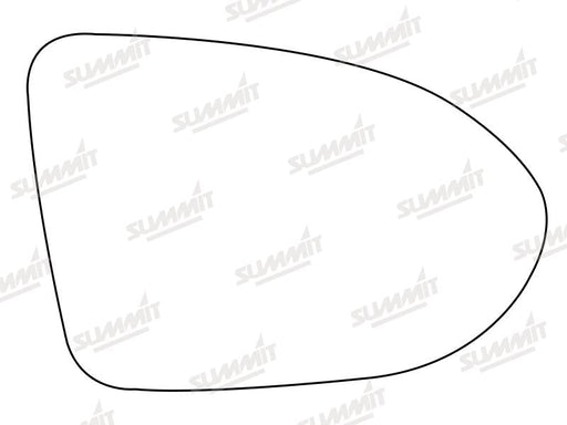 Summit Heated Base Plate With Blind Spot Mirror Glass fits VW Passat 15 on RHS Summit - Dynamic Drive