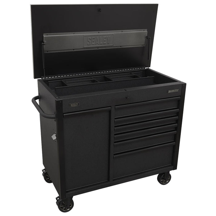 Sealey Mobile Tool Cabinet 1120mm with Power Tool Charging Drawer AP4206BE Sealey - Dynamic Drive
