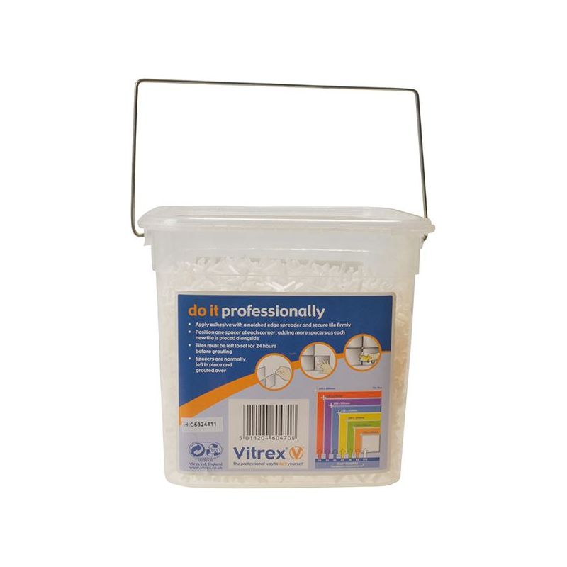 Vitrex Wall Tile Spacers 2.5mm (Pack 3000) Vitrex - Dynamic Drive