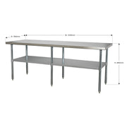 Sealey Stainless Steel Workbench 2.1m AP2184SS Sealey - Dynamic Drive