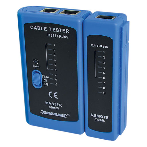 Silverline LAN Tester RJ11, RJ12 & RJ45 Silverline - Dynamic Drive