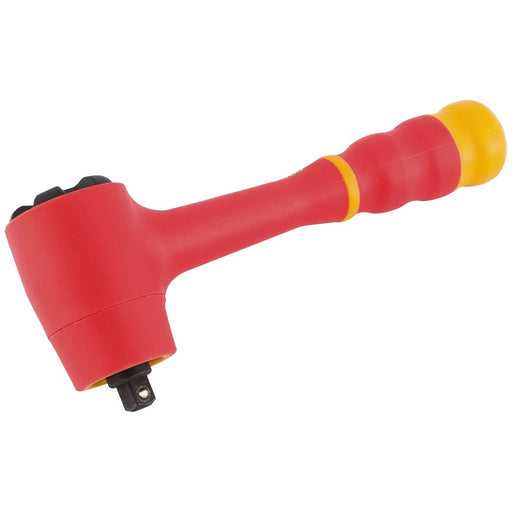 Draper VDE Reversible Ratchet with Soft Grip Handle, 1/4" Sq. Dr. 31091 Draper - Dynamic Drive