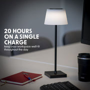 Dellonda Rechargeable Table Lamp for Home Office Restaurant RGB Colours Dellonda - Dynamic Drive