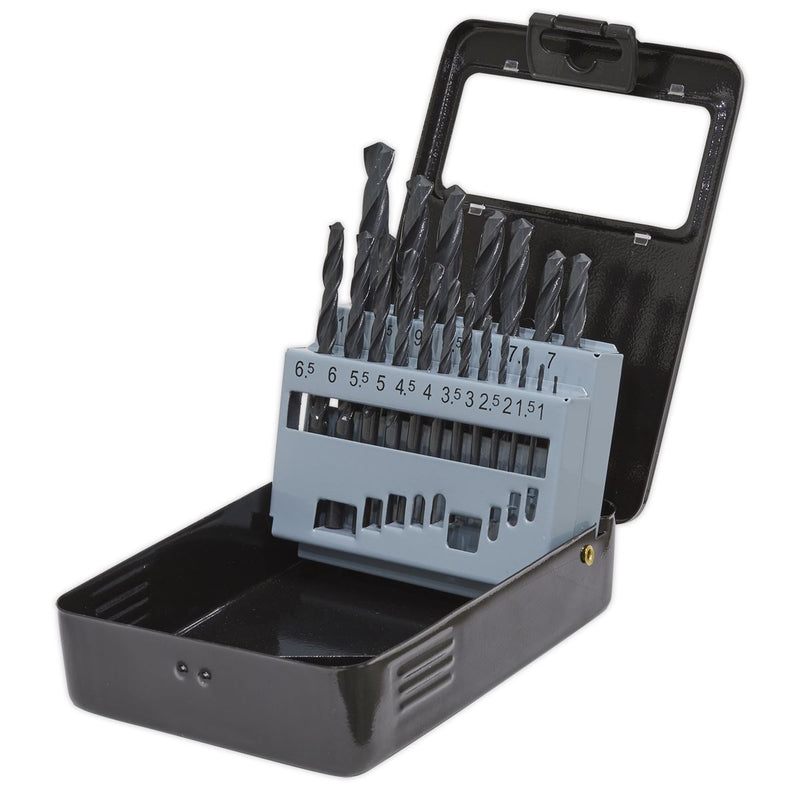 Sealey HSS Roll Forged Drill Bit Set 19pc1-10mm DBS19RF Sealey - Dynamic Drive