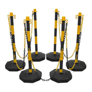 Sealey Black/Yellow Post & Chain Kit 25m BYSBKIT Sealey - Dynamic Drive