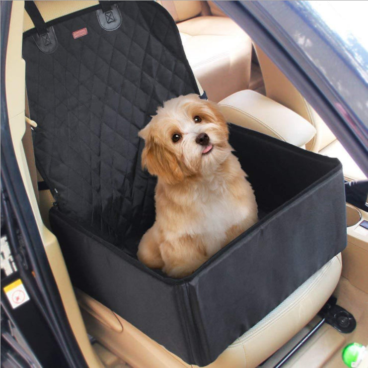 Dog Car Front Seat Cover Pet Safety Protector Hammock Waterproof Mat & Seatbelt Streetwize  - Dynamic Drive