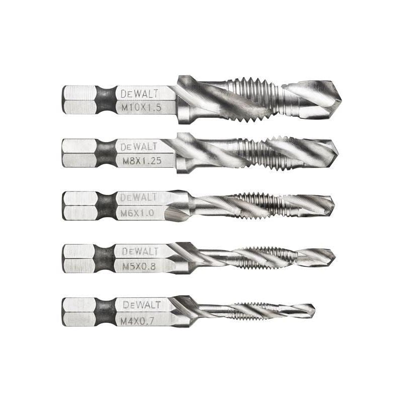 Dewalt Power Tools DT50060 Impact Ready Drill Tap Set, 5 Piece DeWALT Power Tools - Dynamic Drive