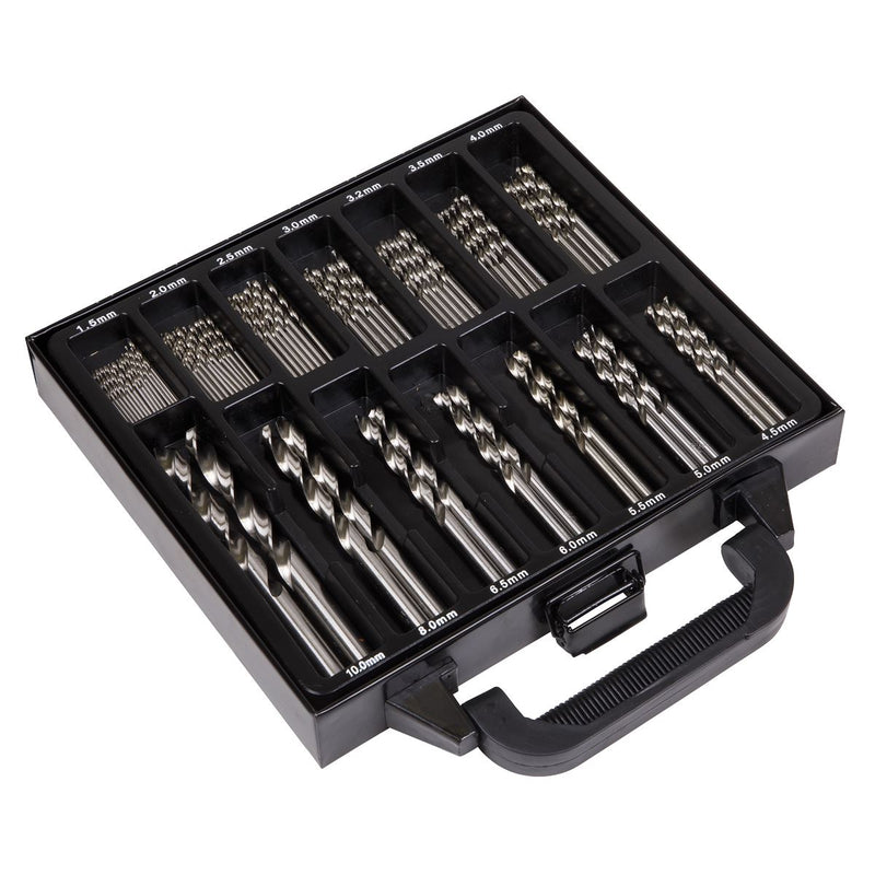 Sealey Drill Bit Set Fully Ground 99pc DBS99FG Sealey - Dynamic Drive