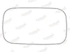 Summit Stick-On Aspheric Mirror Glass fits Volvo V50 04 to 12 LHS Summit - Dynamic Drive