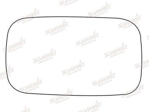 Summit Stick-On Aspheric Mirror Glass fits Volvo V50 04 to 12 LHS Summit - Dynamic Drive