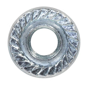 Sealey Flange Nut Serrated M6 Zinc DIN 6923 Pack of 100 FN6 Sealey  - Dynamic Drive