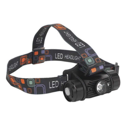 Sealey Rechargeable Head Torch 5W CREE XPG LED Auto Sensor HT108LED Sealey  - Dynamic Drive
