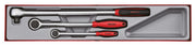 Teng Tools Long Arm Ratchet Set TTX4 3 pieces Town Tools - Dynamic Drive