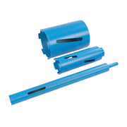 Silverline Diamond Core Drill Kit 3-Core 7pce 28, 52 & 107mm 868543 Silverline  - Dynamic Drive