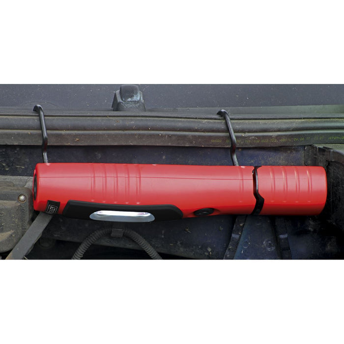 Sealey Red Rechargeable 360° Inspection Lamp 7 SMD+3W LED Lithium-ion Sealey  - Dynamic Drive