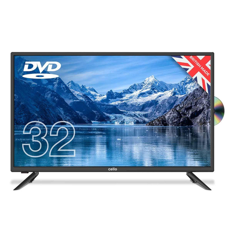 Cello 32" HD Freeview TV/DVD 240V Cello - Dynamic Drive