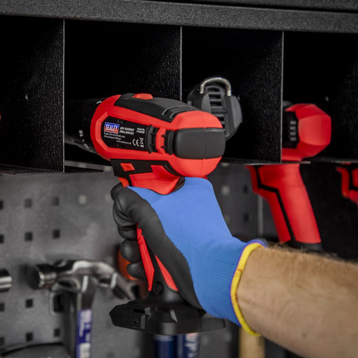 Sealey Modular Power Tool Rack 680mm APMS69 Sealey - Dynamic Drive