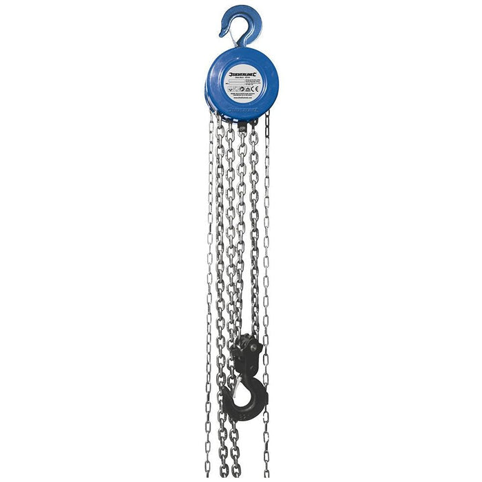 Silverline Chain Block 3000kg / 3m Lift Height Silverline - Dynamic Drive