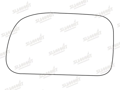 Summit Stick-On Standard Mirror Glass fits Mitsubishi Space Wagon LHS Summit - Dynamic Drive