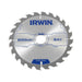 Irwin® Construction Circular Saw Blade 200 x 30mm x 24T ATB IRWIN® - Dynamic Drive