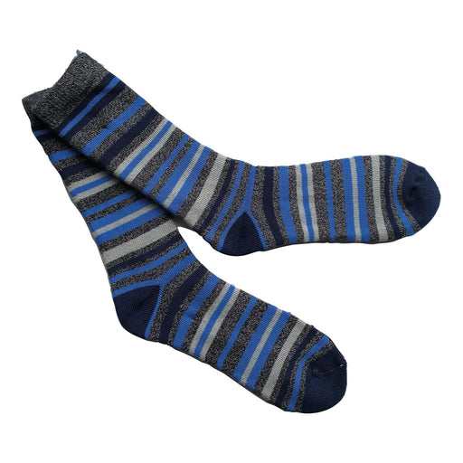 Mens lightweight thermal insulated striped socks (assorted colours) 2741 UK Camping And Leisure - Dynamic Drive