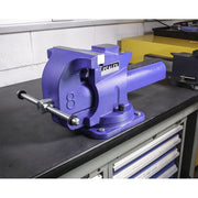 Sealey Vice 200mm Quick Action Swivel Base Cast Iron QAV200 Sealey - Dynamic Drive