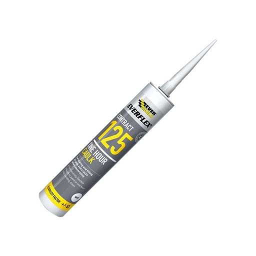 Everbuild Sika One Hour Caulk 125 Magnolia 310ml Everbuild Sika - Dynamic Drive