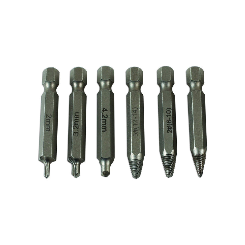 Laser Screw Extractor Bit Set 6pc 7292 Laser - Dynamic Drive