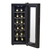 Baridi 12 Bottle Wine Fridge & Cooler - Black DH73 Baridi - Dynamic Drive