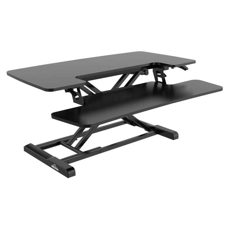 Dellonda 89cm Adjustable-Height Standing Desk Riser 15kg Capacity DH15 Dellonda - Dynamic Drive