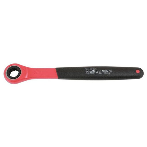 Laser Insulated Ratchet Ring Spanner 12mm 6882 Laser - Dynamic Drive