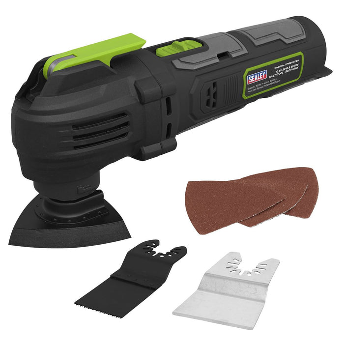 Sealey SV10.8 Series Cordless Multi-Tool Kit 10.8V 2Ah CP108VMT Sealey - Dynamic Drive