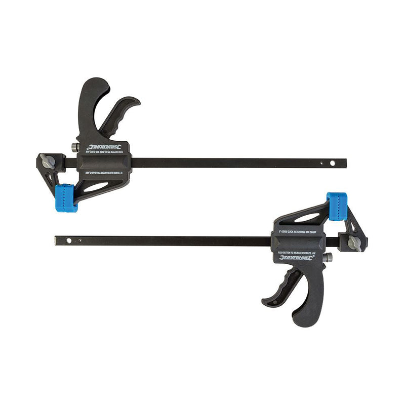 Silverline Mini Clamps 2pk 150mm Silverline - Dynamic Drive