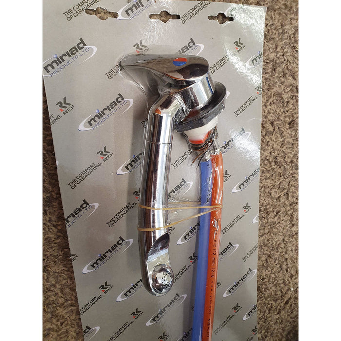 Reich Chrome Ceramic Twist 39mm Mixer Tap with right hand Swing grip Reich - Dynamic Drive