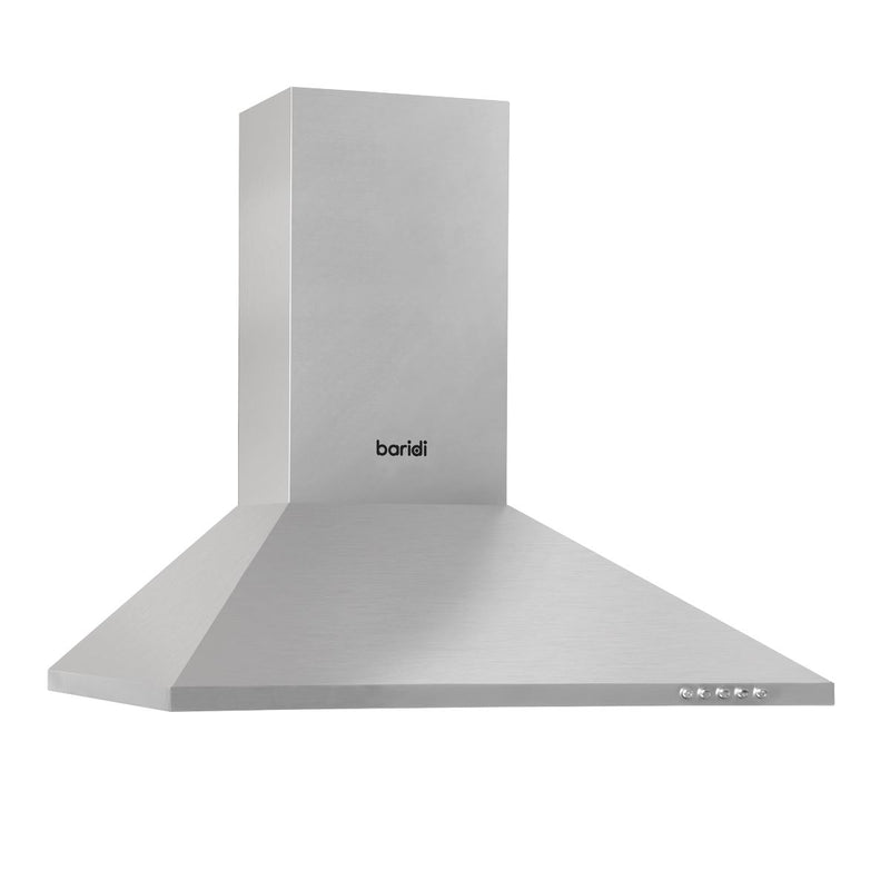 Baridi Cooker Hood with Carbon Filters 60cm - Stainless Steel DH126 Baridi - Dynamic Drive